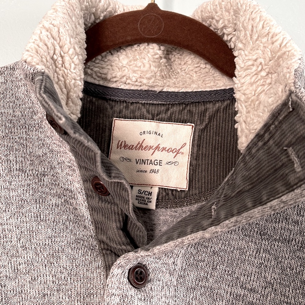 Original Weatherproof Vintage Size S Grey Sweater - Picture 3 of 3